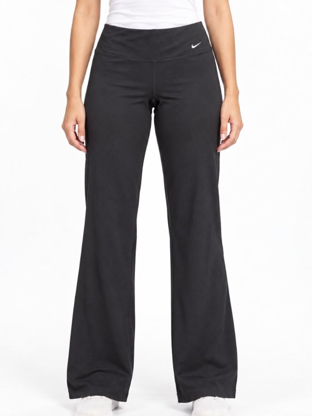 Nike Dri-FIT Black Wide Leg Yoga Pants | Women’s L